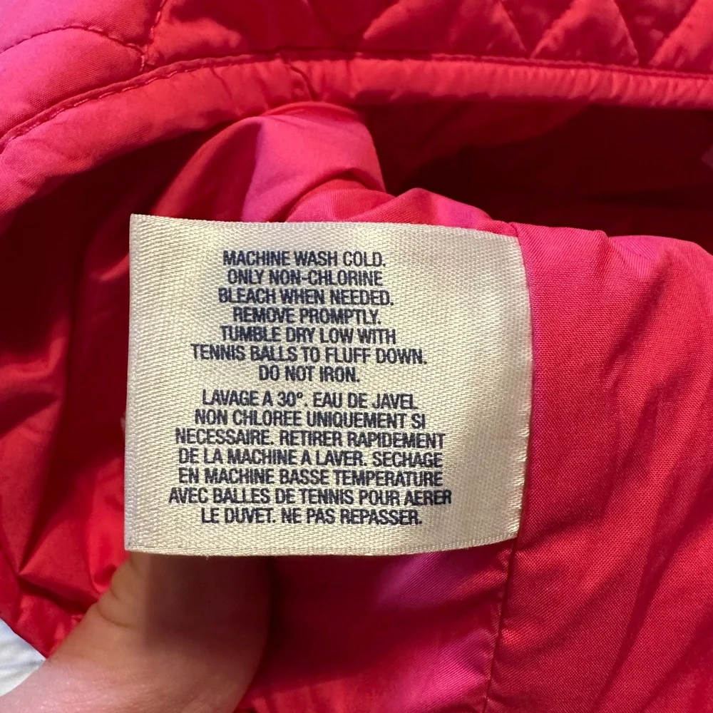 Ralph Lauren Kids Pink Quilted Barn Jacket Double Breasted Coat 9M 310135905